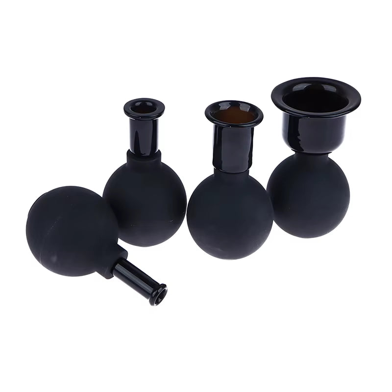 Massager for Face Rubber Cupping Massage Body Cup Facial Skin Lifting anti Cellulite Suction Glass Cup Vacuum Cupping Massage