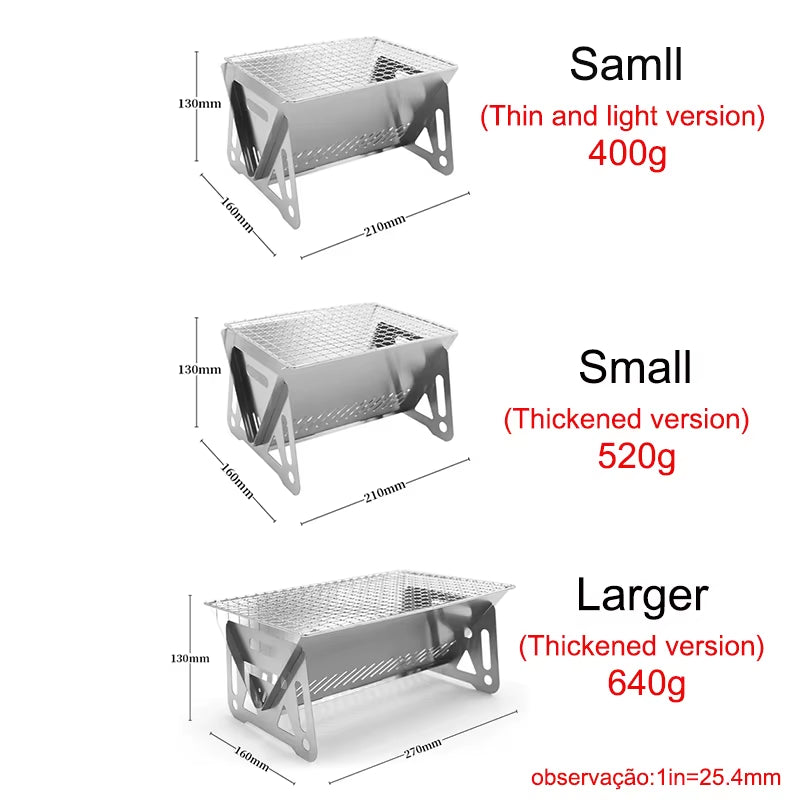 Portable BBQ Grill | Camping BBQ Grill | Kellyzbeauty
