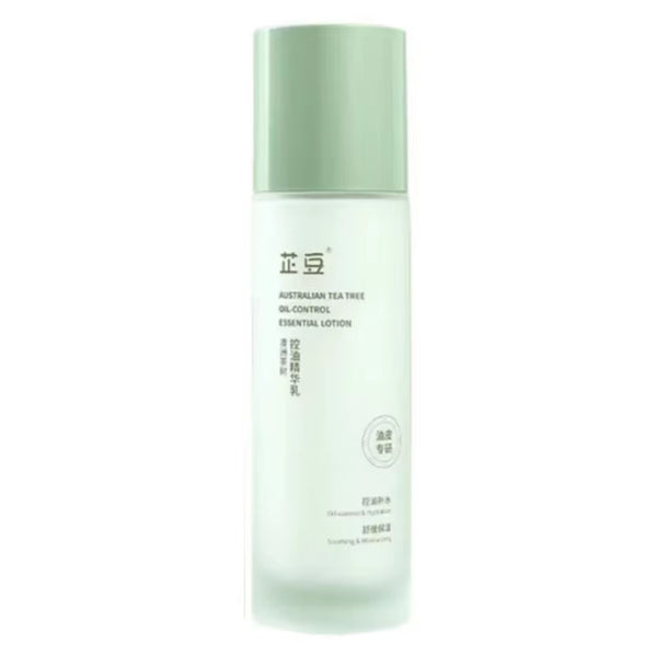 Tea Tree Essence Set Oil Control Acne Removal Skin Soothing Hydrating Oily Skin Care Unisex Water Lotion Two-Piece Set Skin Care