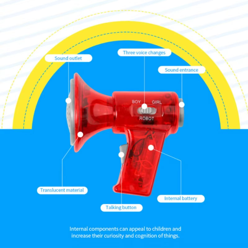 Megaphone for Mission Voice Changer for IDEAL Gift Toy for Kids Children Adults