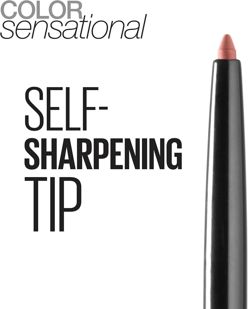 New York Color Sensational Shaping Lip Liner, Totally Toffee, 0.01 Ounce