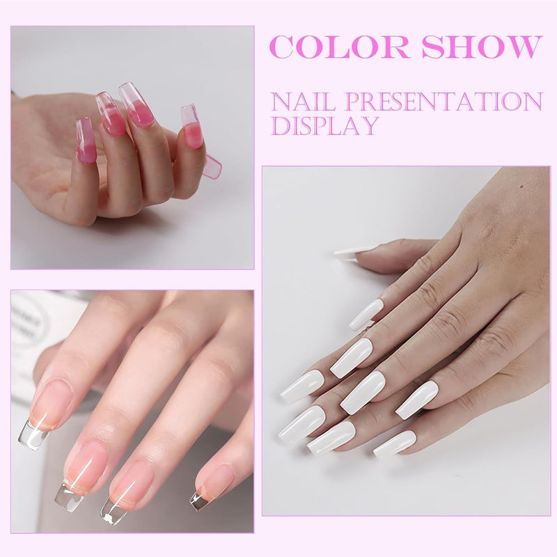 Acrylic Nail Kit-Acrylic Liquid Monomer and Acrylic Powder Set,Professional Acrylic Nail Kit Acrylic Nail Powder Acrylic Liquid Nail Brush Tips for Acrylic Nails Extension Beginner Nail Kit