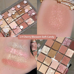 Palette Pearly Eyeshadow Glitter Earth Color Eyeshadows Shiny Eye Shadow Pallet Makeup Pigmentos Natural Cosmetic Free Shipping
