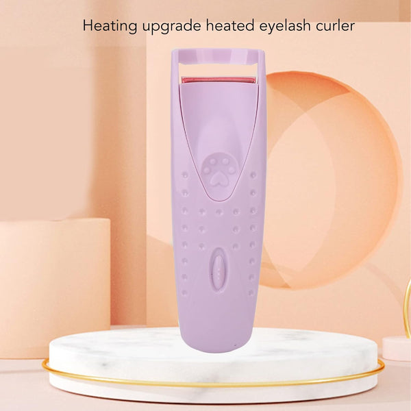 Heated Eyelash Curler, Electric Eyelash Curler, Usb C Rechargeable Long Lasting Heated Lash Curler for Lashes, Handheld Eyelash Heated Curler (Purple)