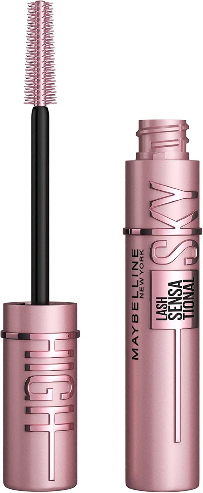 New York Fit Me Matte + Poreless Foundation Makeup, Ultra-Lightweight & Volumizing and Lengthening Mascara, for Sky-High Lashes, Lightweight Formula, Smudge-Proof and Flake-Free
