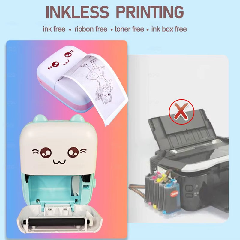 Portable Thermal Printer | Wireless Bluetooth Printer | Kellyzbeauty