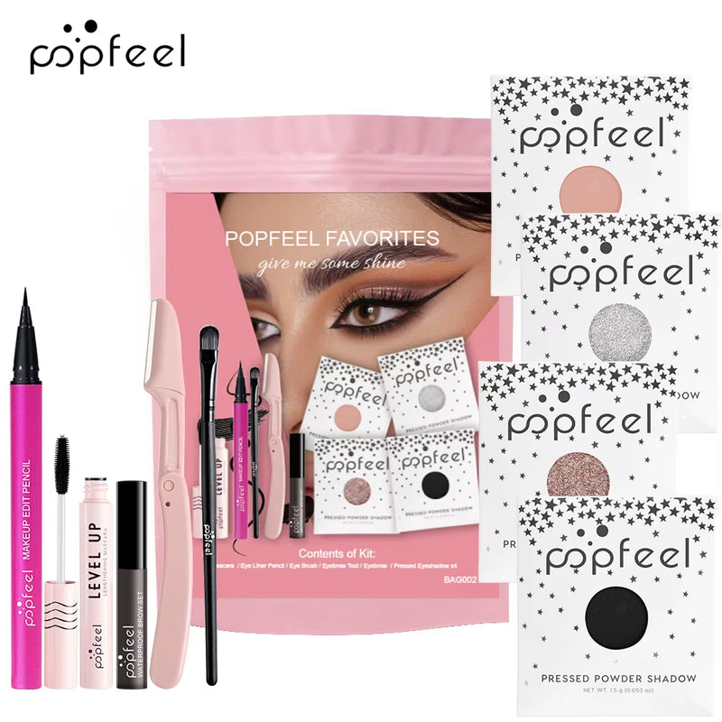 Favorites Kit Mini Makeup Kit, Mini Eye Makeup Kit, Mini Lip Makeup Kit, Eyeshadow Eyeliner Lipgolss