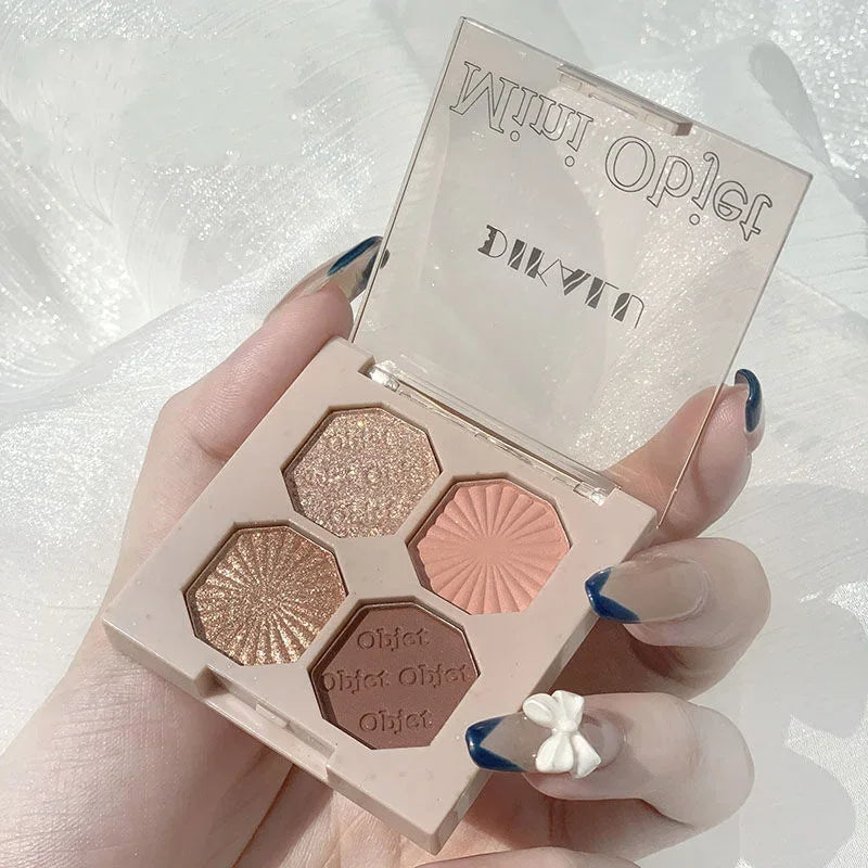 Palette Pearly Eyeshadow Glitter Earth Color Eyeshadows Shiny Eye Shadow Pallet Makeup Pigmentos Natural Cosmetic Free Shipping