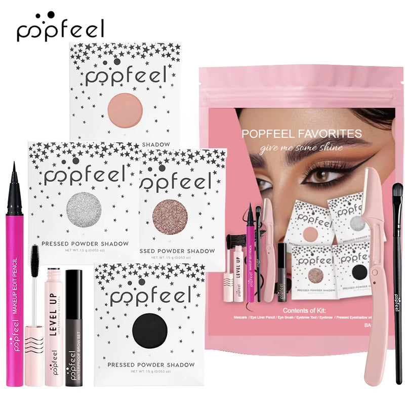 Favorites Kit Mini Makeup Kit, Mini Eye Makeup Kit, Mini Lip Makeup Kit, Eyeshadow Eyeliner Lipgolss