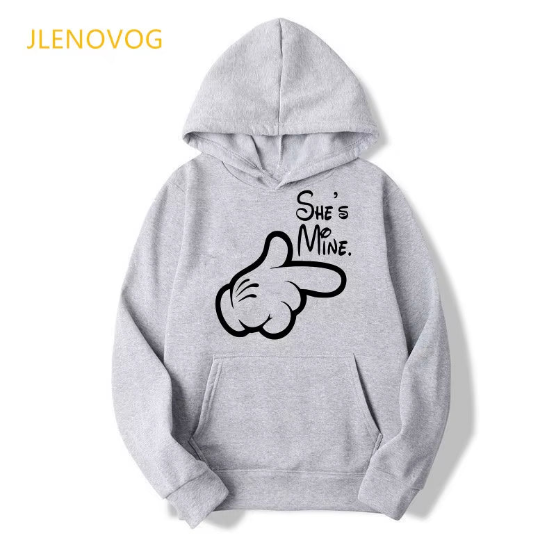 His Hers Couple Hoodies for Women Men Husband Wife Lovers Valentine Gift Sweatshirts Mr Mrs Funny Graphic Hoody Winter Clothes