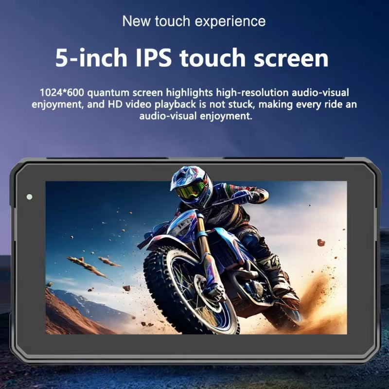 5/7 Inch Carplay Motorcycle Wireless Carplay Android Auto Airplay Display Screen Portable Moto Monitor IPX7