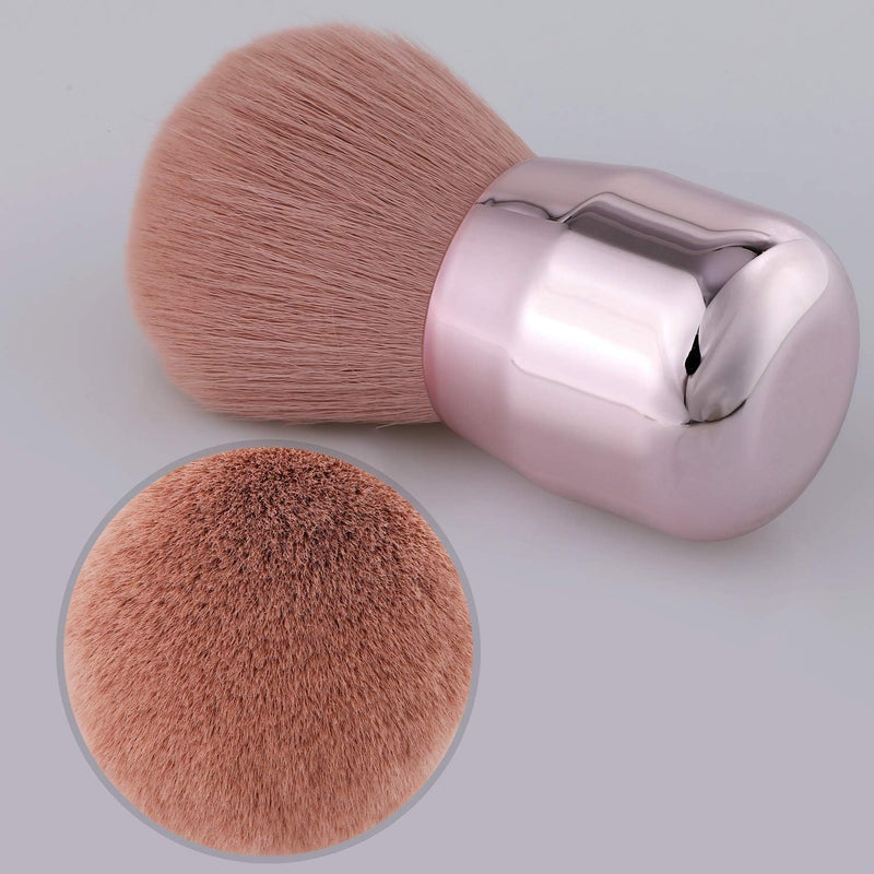 Powder Foundation Brush, Nail Art Dust Brush, Multi Purpose Make up Brush Perfect for Powder Liquid Cream Buffing Stippling Makeup Tools (Pink)