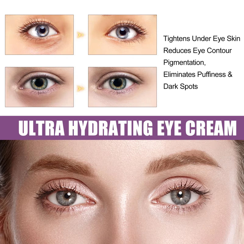 Instant Eye Bag Removal Cream Retinol Anti-Wrinkle Firming Skin Fade Fine Lines anti Dark Circle Puffiness Brighten Eye Care
