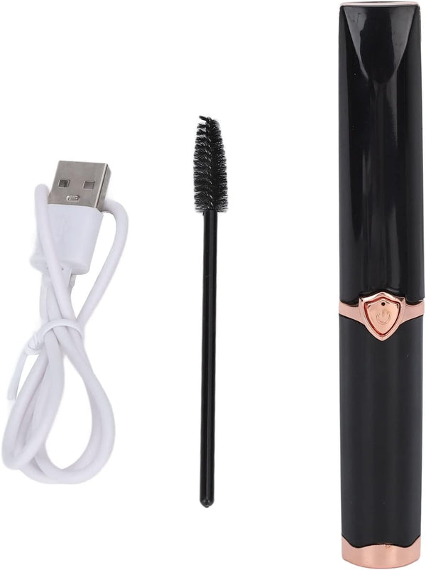 Clip-On Electric Eyelash Curler, 3 Temp Levels, Heated Comb, Clip Type, USB Rechargeable, ABS Material, Includes Eyebrow Comb, USB Cable