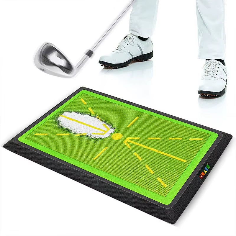 High Quality Golf Training Pad for Swing Detection Batting Ball Trace Directional Mat Swing Path Pads Swing Practice Pads