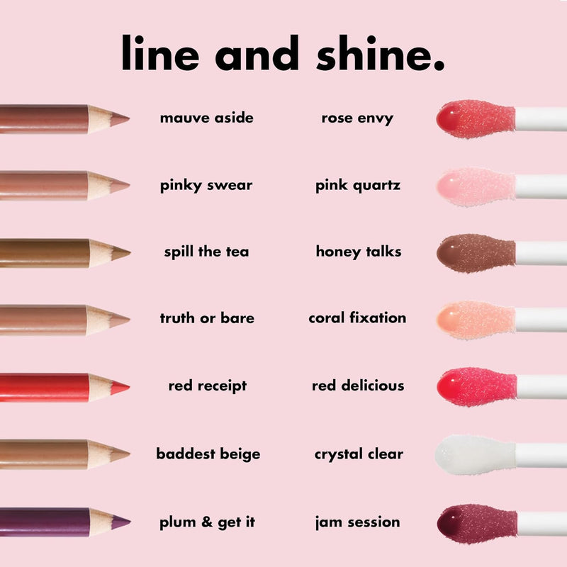 Glow Reviver Lip Oil, Nourishing Tinted Lip Oil for a High-Shine Finish, Infused with Jojoba Oil, Vegan & Cruelty-Free, Honey Talks