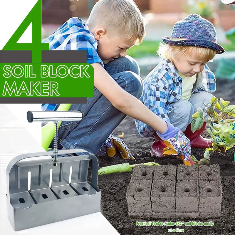 Soil Block Maker | Seedling Soil Blocker | Kellyzbeauty