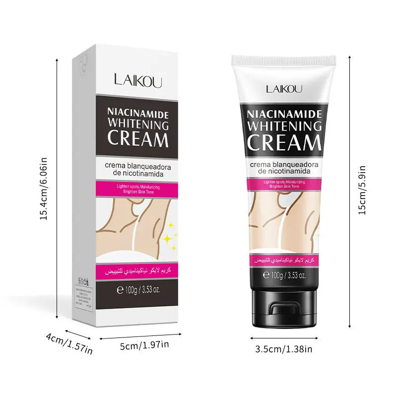 100G  Nicotinamide Body Cream Lighten Spots Moisturizing and Hydrating Brighten Skin Tone Skin Care