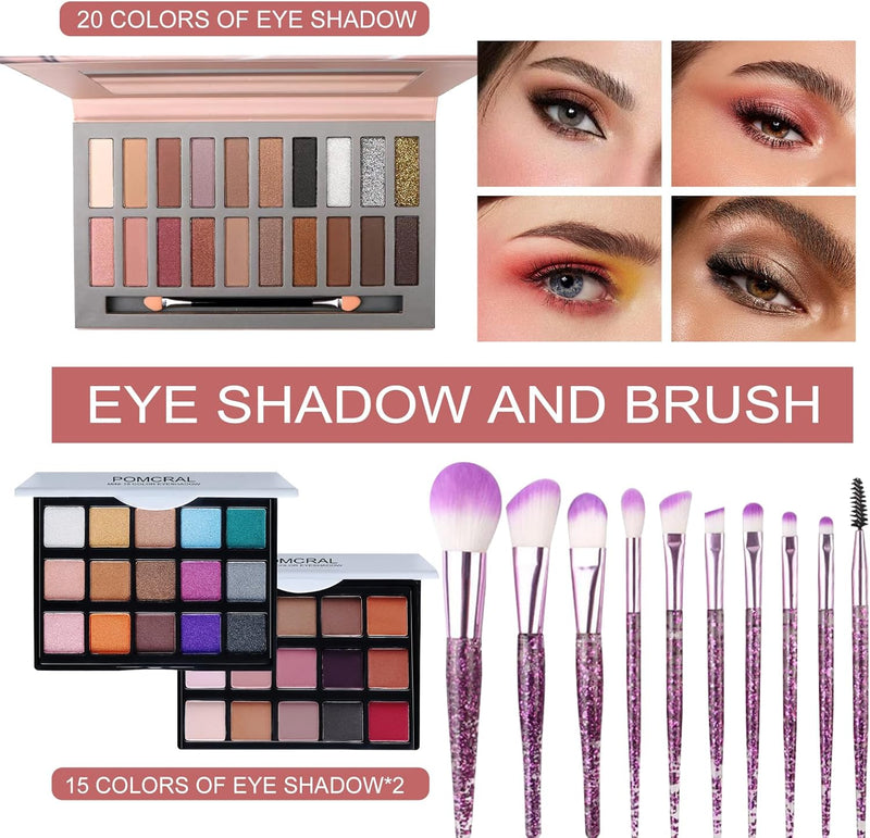 All in One Makeup Set for Women,Makeup Sets for Teens,Makeup Gift for Girls,Teen,Women,Travel Makeup Kit, Makeup Gift Set for Women,Girls