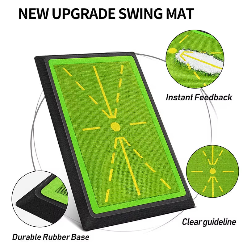 High Quality Golf Training Pad for Swing Detection Batting Ball Trace Directional Mat Swing Path Pads Swing Practice Pads