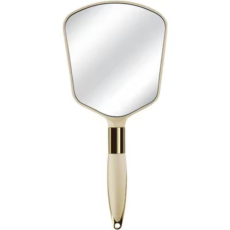 Lady Handheld Makeup Mirror Cosmetic Retro Mirror SPA Salon Makeup Birthday Gifts Female Portable Makeup Tools
