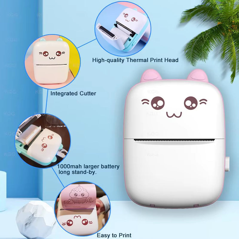 Portable Thermal Printer | Wireless Bluetooth Printer | Kellyzbeauty