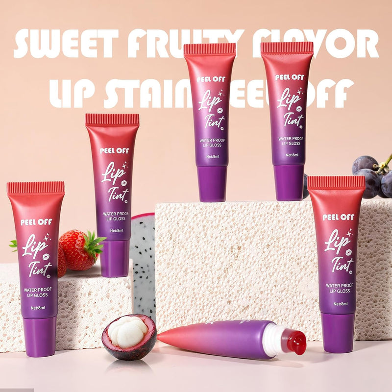 “Long-Lasting Matte Lip Tint – Waterproof Peel Off Stain”