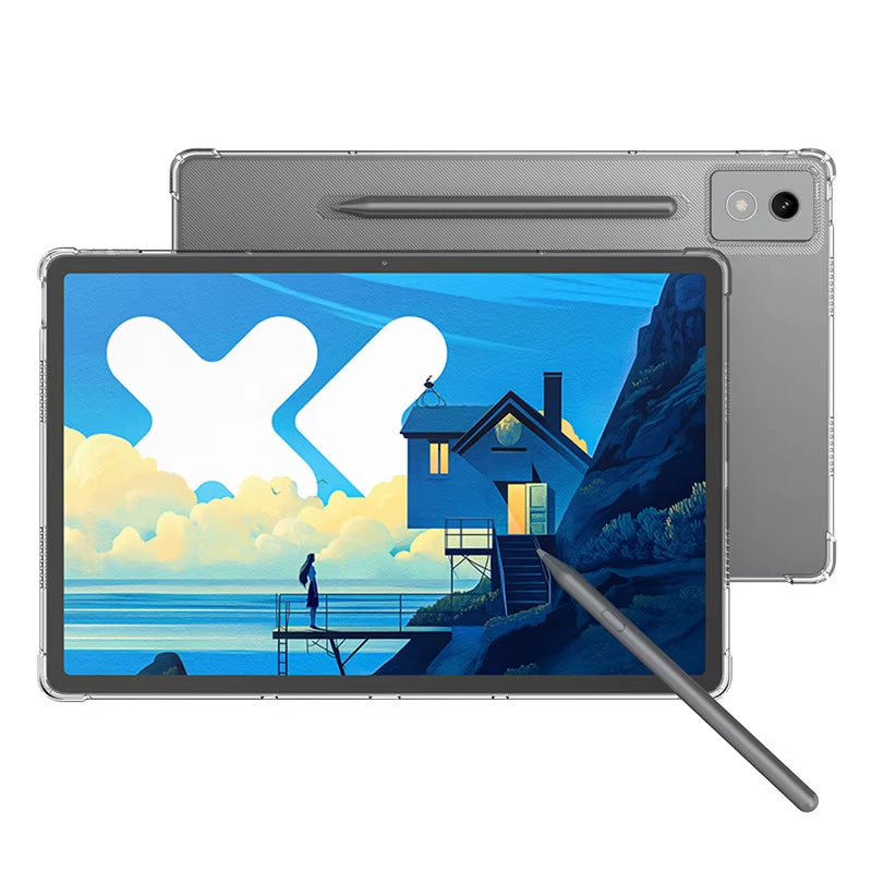 Xiaoxin Pad Pro 12.7Inch 2025 Protective Case TB375FC/TB373FU 12.7"Thickened Soft Airbag Transparent TPU Tablet Cases