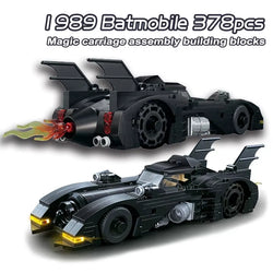Super Heroes Series Batmobile Building Blocks 1989 Classic Bat Chariot Car Model Bricks Toys for Children Boys Christmas Gifts