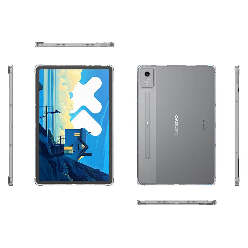 Xiaoxin Pad Pro 12.7Inch 2025 Protective Case TB375FC/TB373FU 12.7"Thickened Soft Airbag Transparent TPU Tablet Cases