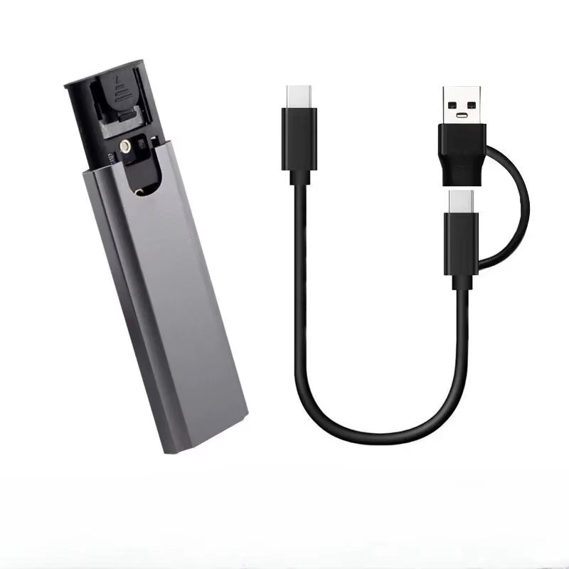 M2 Nvme SSD Case 10Gbps USB3.1 Enclosure Type C HDD Box Tool Free SATA M-Key B- Key Enclosure
