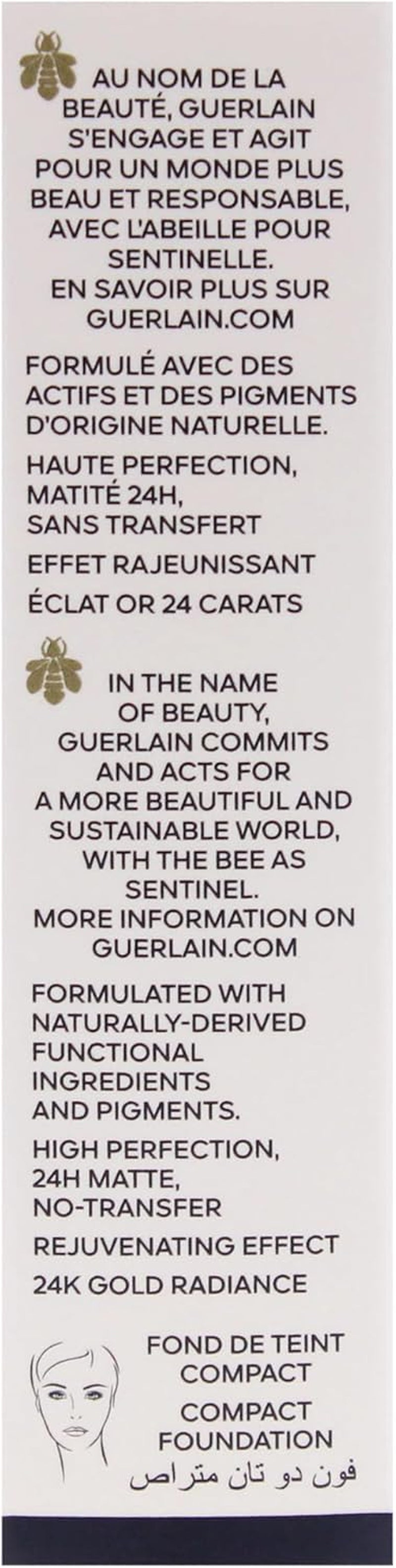 Parure Gold Skin Control Matte Compact Foundation - 1N Very Light Skin with Neutral Beige Undertones Foundation (Refillable) Women 0.3 Oz