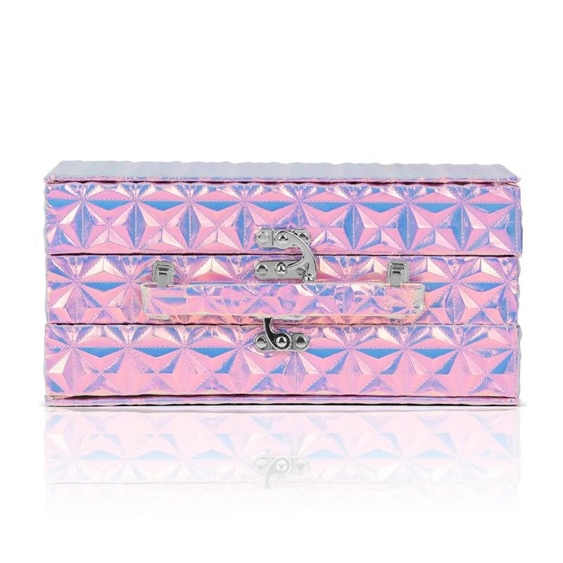 Holographic Makeup Case | Clean Girl Makeup Kit Y2K Gift Halloween Christmas Holiday Teen Tween Trendy Trending Sale Adult Colors Neutral