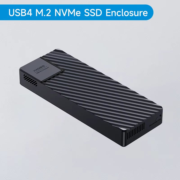 USB 4.0 40Gbps M.2 Nvme SSD Enclosure Compatible with Thunderbolt 4/3 USB 3.2/3.1/3.0 ASM2464 External Hard Drive Case