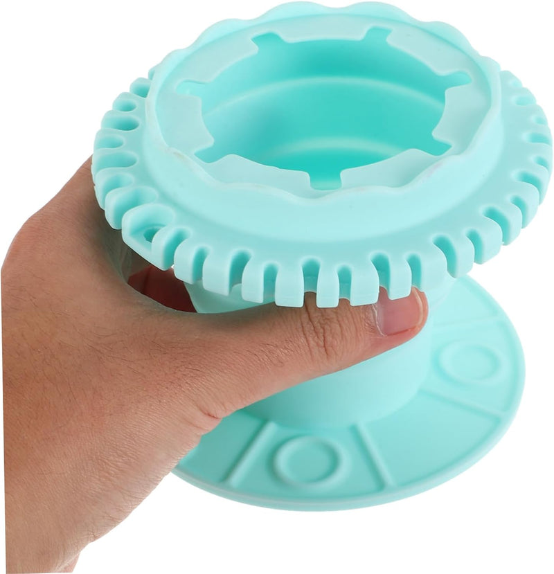 Foldable Silicone Makeup Brush Cleaner Cup Makeup Cleaning Container for Travel and Home Use