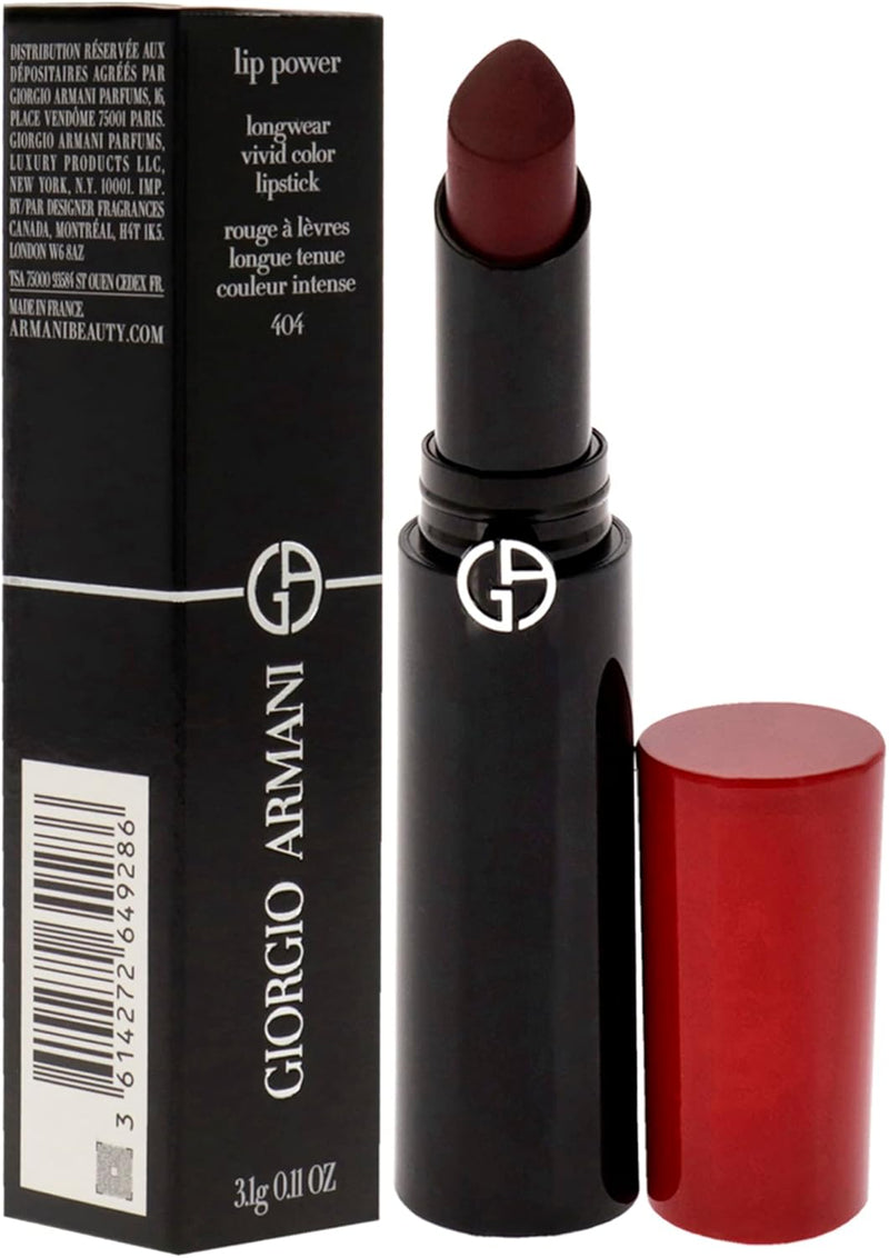 Lip Power Longwear Vivid Color Lipstick - 404 Tempting Lipstick Women 0.11 Oz