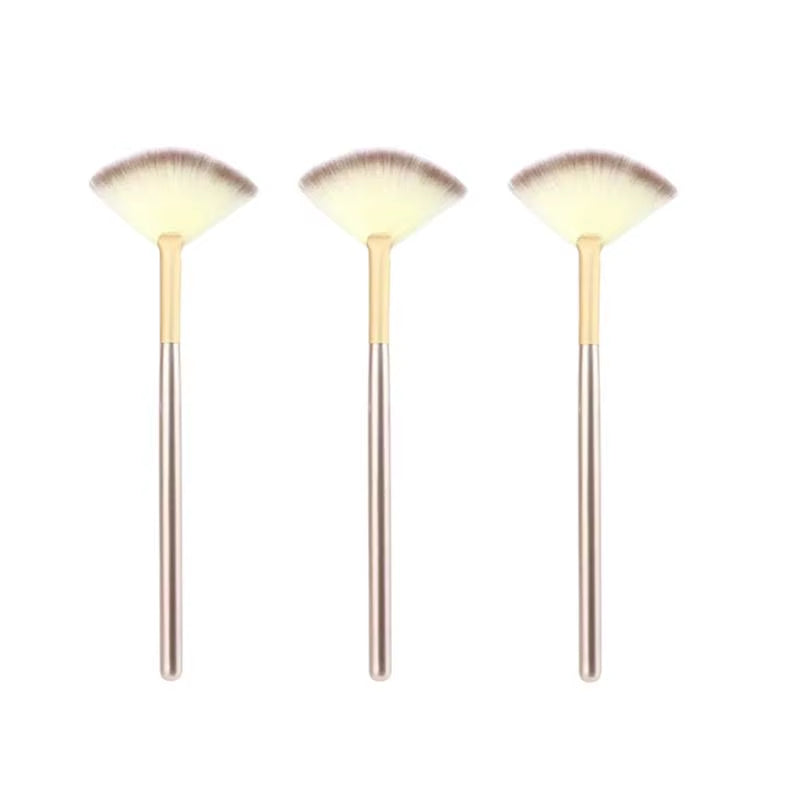 Highlighter Brush Makeup Accessories Cosmetics Fan Shape Makeup Brush Highlighter Makeup Brush Powder Brush