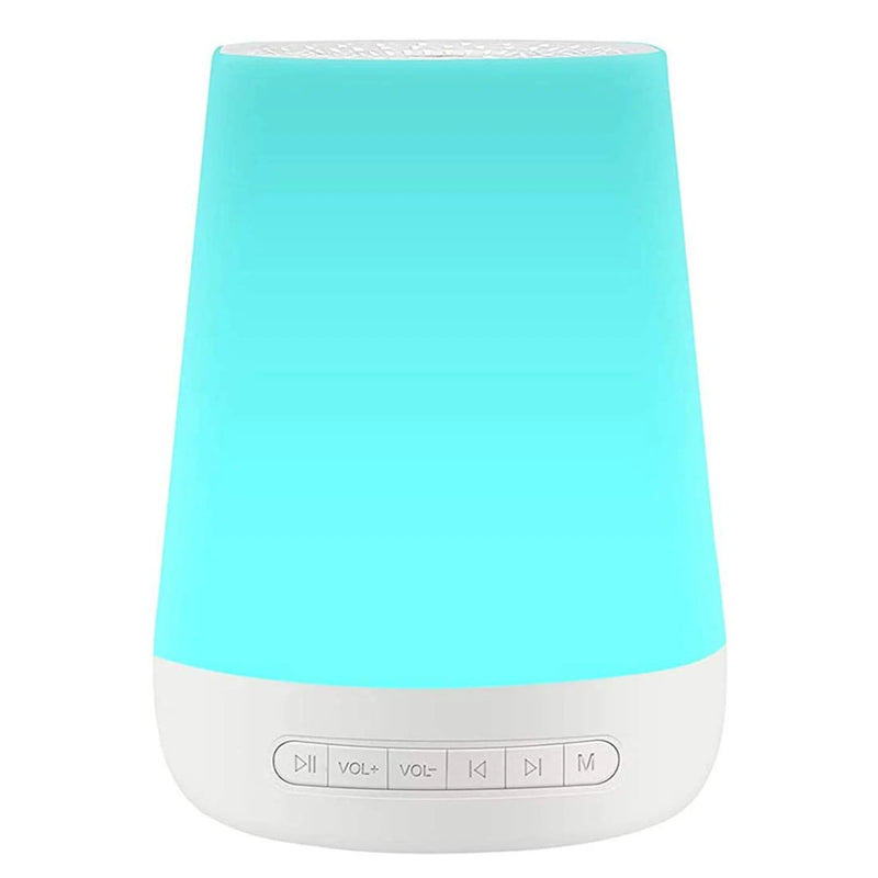 MBZ085 White Noise Machine Baby Sleep Sound Machine Colorful Night Lights 28 Soothing Sounds with 3.5Mm Headphone Jack
