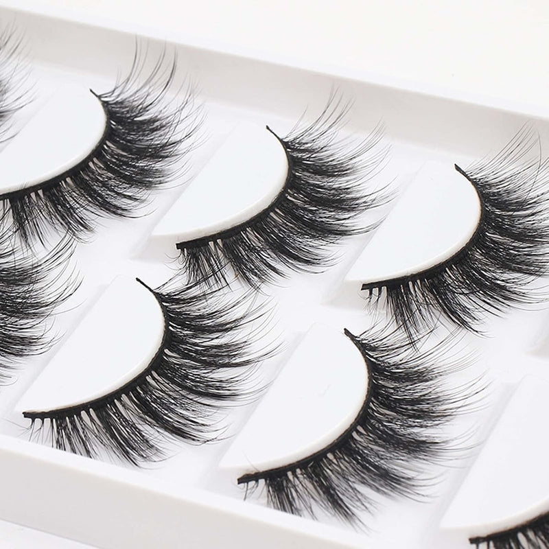 False Eyelashes Faux Mink Eyelashes 20MM Thick Lashes Pack 8 Pairs