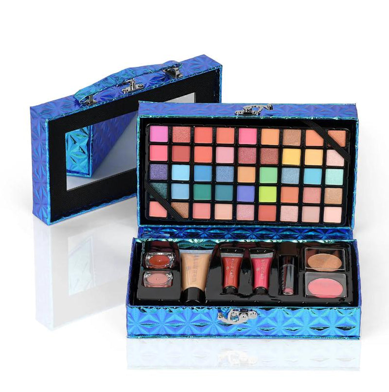 Holographic Makeup Case | Clean Girl Makeup Kit Y2K Gift Halloween Christmas Holiday Teen Tween Trendy Trending Sale Adult Colors Neutral