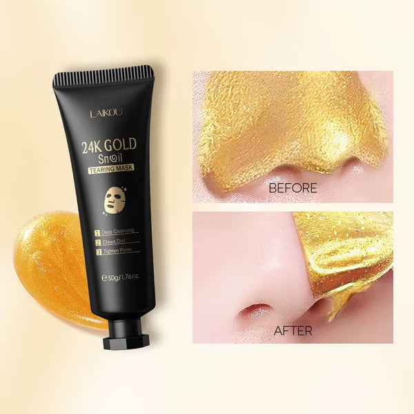 24k Gold Face Mask | Peel Off Mask | Kellyzbeauty