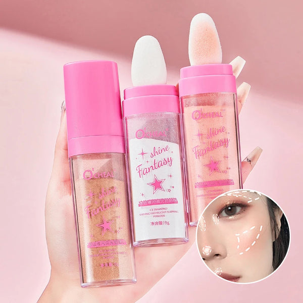 Fairy Highlight Pat Powder Brightening Pearlescent Full Body Contouring Powder Natural Three-Dimensional Contouring