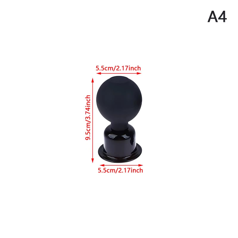 Massager for Face Rubber Cupping Massage Body Cup Facial Skin Lifting anti Cellulite Suction Glass Cup Vacuum Cupping Massage