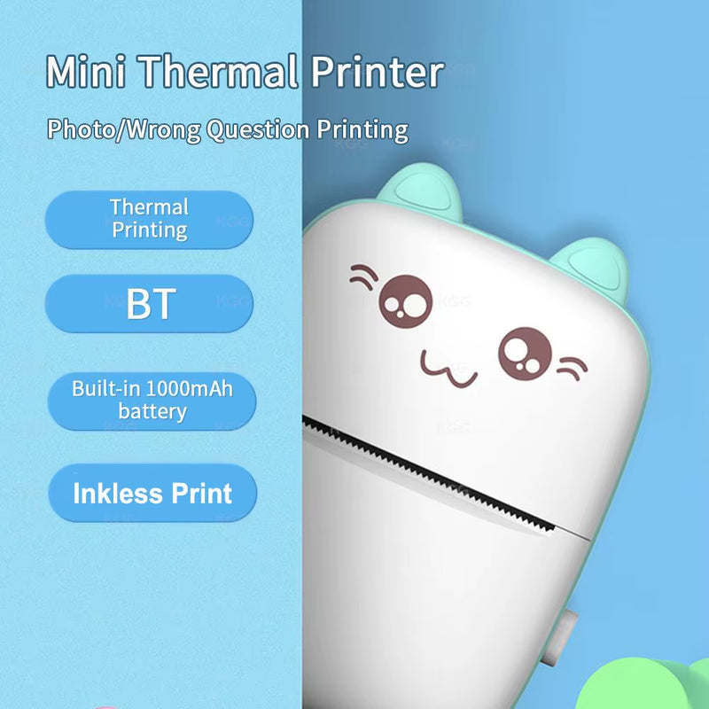 Portable Thermal Printer | Wireless Bluetooth Printer | Kellyzbeauty