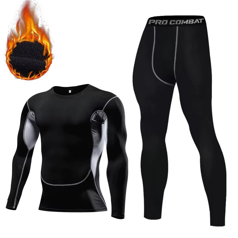 Thermal Underwear Men Compression Long Johns Keep Warm Winter Inner Wear Clothes for Tracksuit