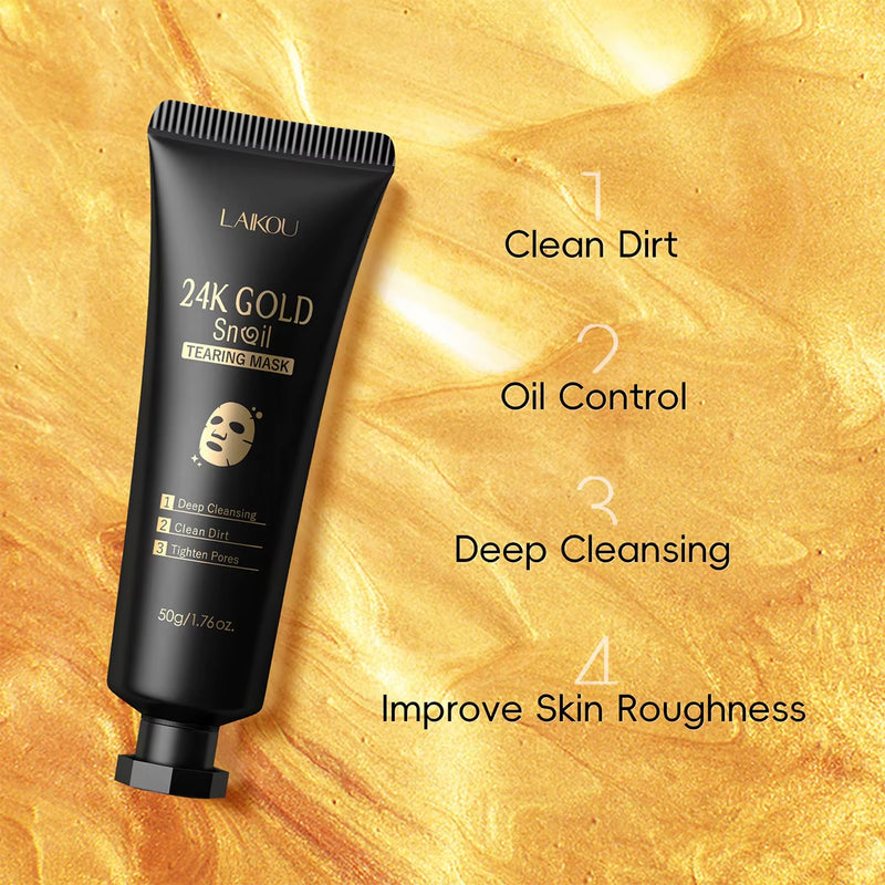 24k Gold Face Mask | Peel Off Mask | Kellyzbeauty