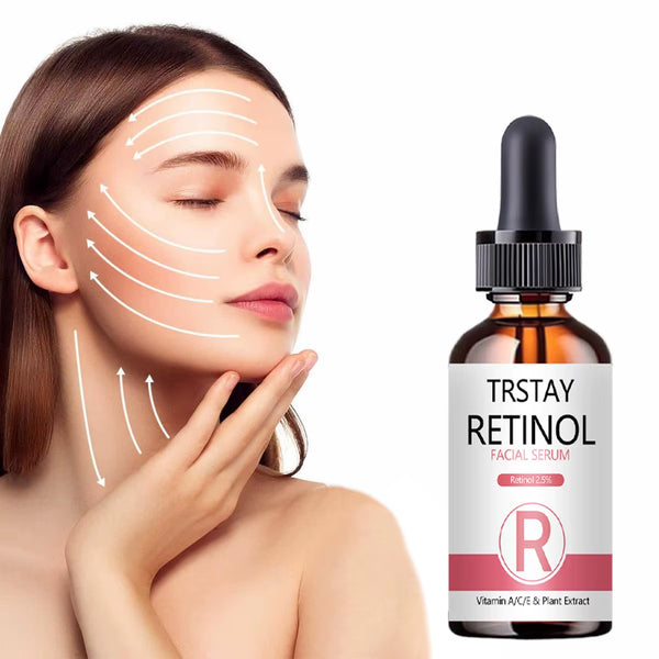 Retinol Face Serum 2.5% with Hyaluronic Acid anti Wrinkle Whitening Moisturizing Brightening Retinol Essence Skin Care