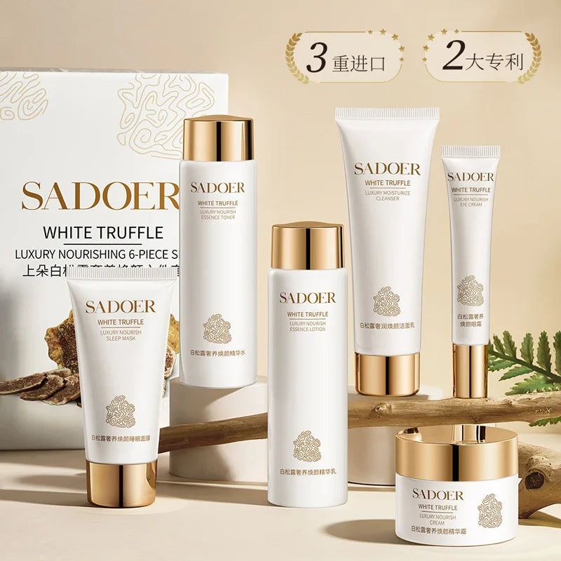 Skin Care Set Deep Hydrating Anti-Wrinkle Anti-Aging Dark Circle Whitening Clean Moisturizing Nicotinamide Aloe Skin Care