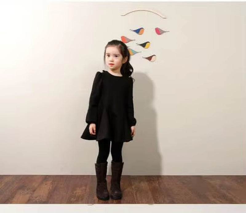 Autumn Winter Thick Girl Sweatshirts Fashion Cotton Embroidered Princess Dress Butterfly Tie Turtleneck Sweater Baby Kid Clothes