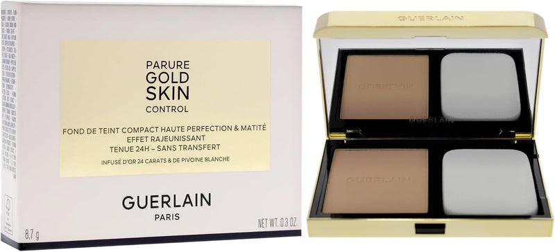 Parure Gold Skin Control Matte Compact Foundation - 1N Very Light Skin with Neutral Beige Undertones Foundation (Refillable) Women 0.3 Oz